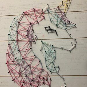 Unicorn String Wall Art